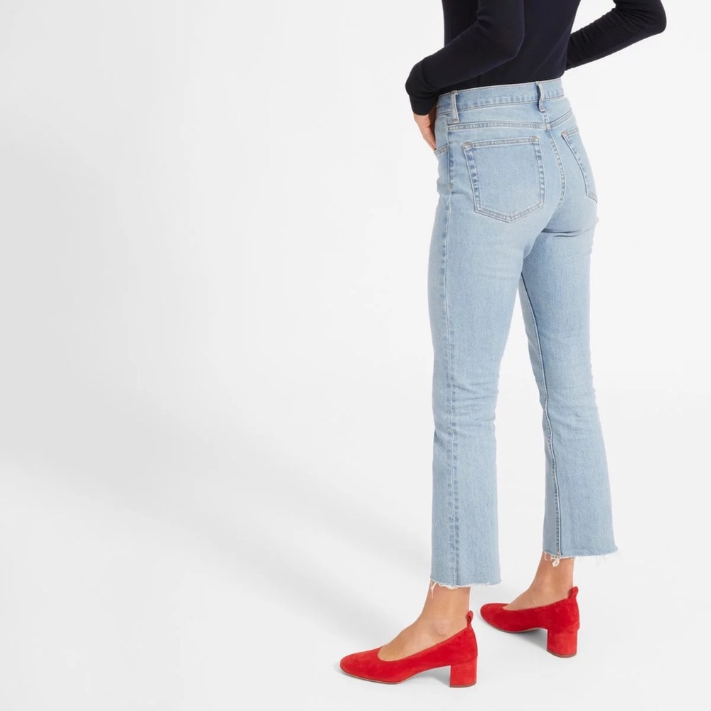 Everlane Blue Ankle Cropped Jeans